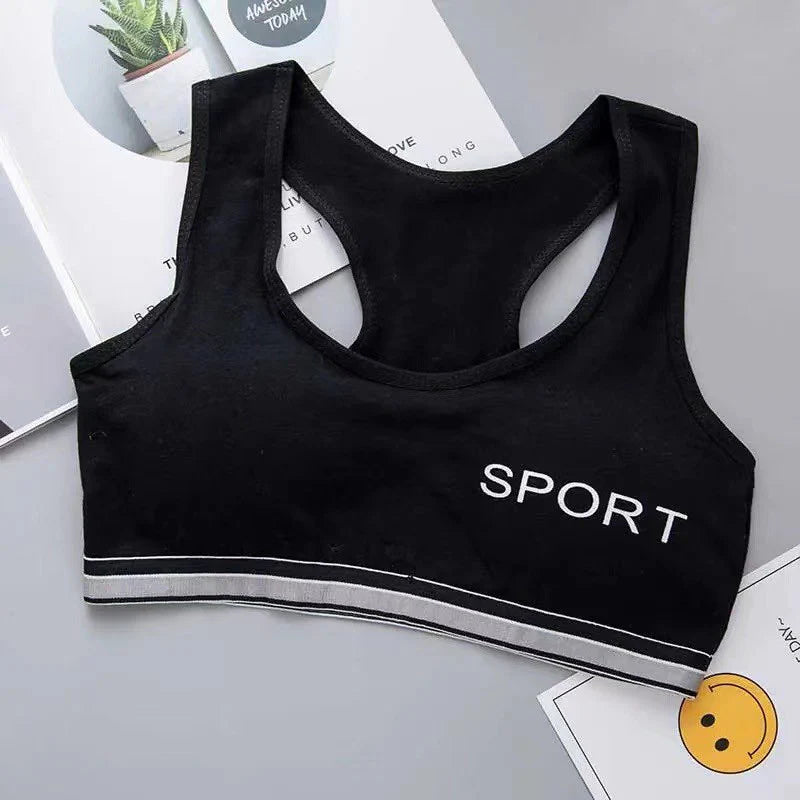 Pack Of 3 Padded Cotton Sports Bra for Women And Girls -SB