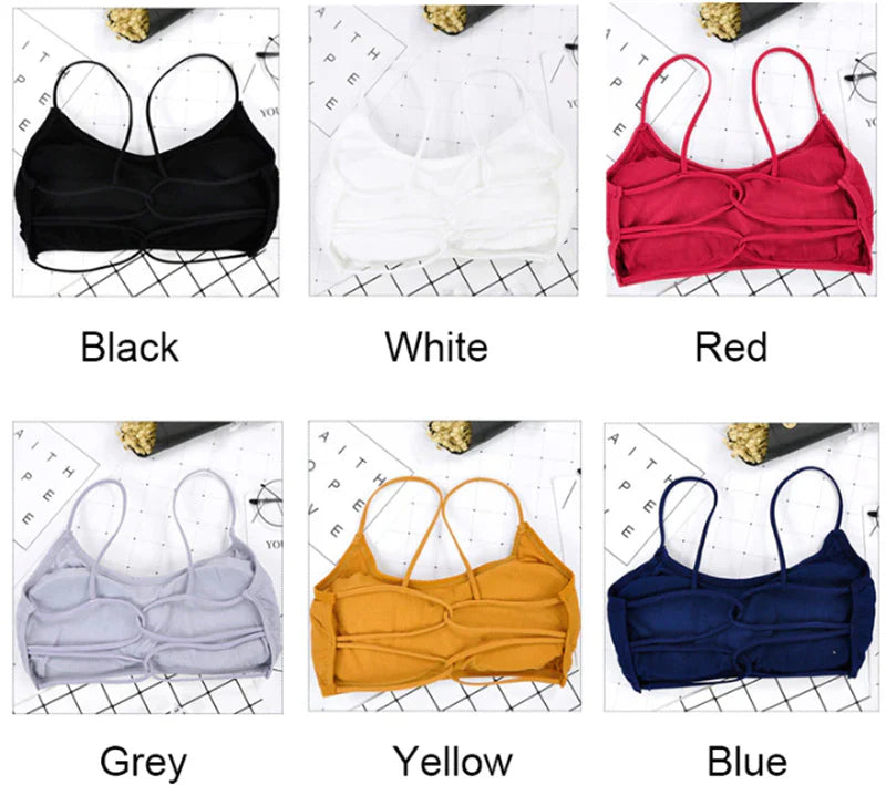 Pack of 3 Women Cotton Padded Backless Biddies | BD-SB