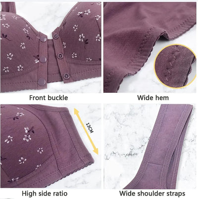Imported™ Anti Sagging Front Open Cooling Cotton Bra