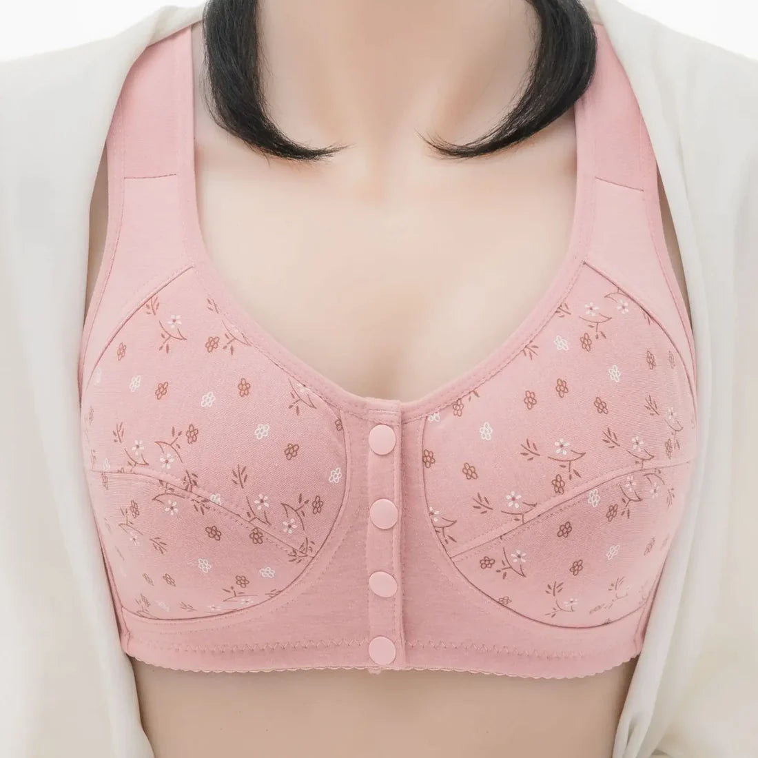 Imported™ Anti Sagging Front Open Cooling Cotton Bra