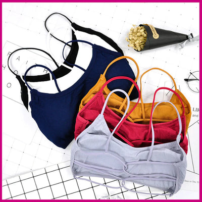Pack of 3 Women Cotton Padded Backless Biddies | BD-SB