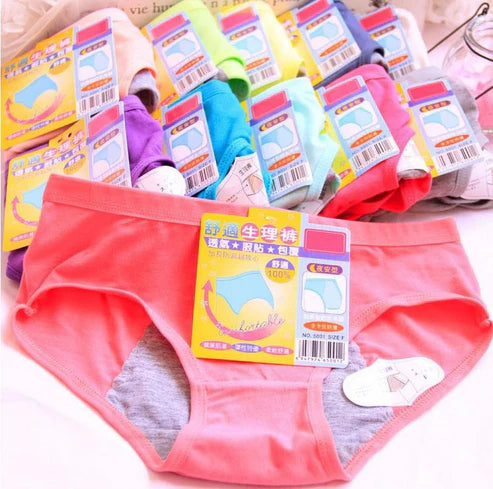 Pack Of 3 - Seamless Anti-Leak Menstrual Period, Leak-Proof Panties
