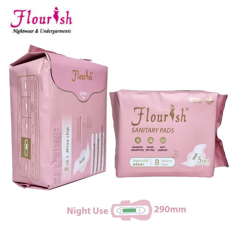 290mm WINGLESS DAILY USE PANTY LINERS SANITARY PADS FOR GIRLS & WOMEN 8 PCS