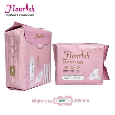 290mm WINGLESS DAILY USE PANTY LINERS SANITARY PADS FOR GIRLS & WOMEN 8 PCS