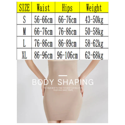 Women Seamless Slimming Half Slip Belly Control Body Shaper Lifter Shapewear