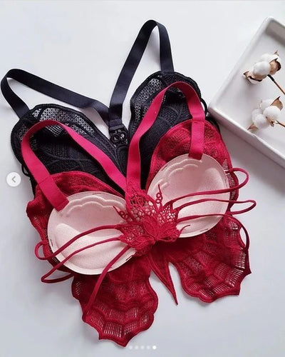 Brandisse High Quality Backless Butterfly Lace Design Cross Back