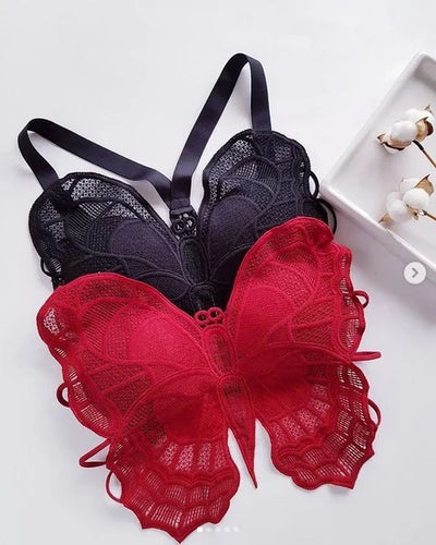 High Quality Backless Butterfly Lace Design Cross Back