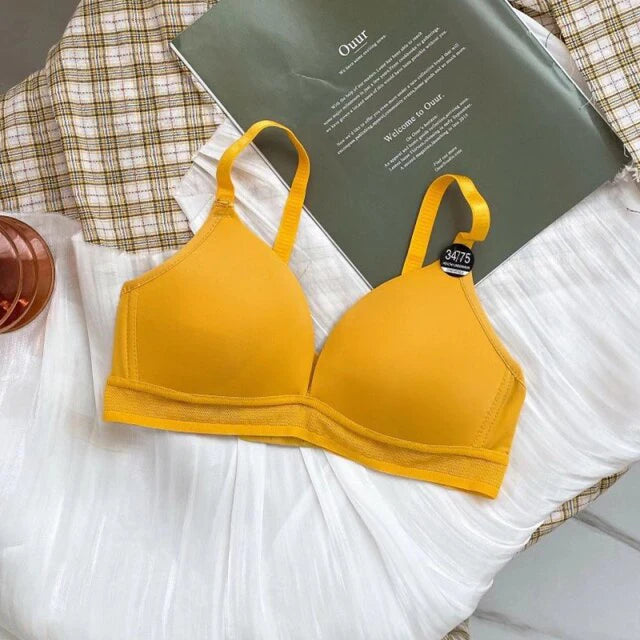 New High Quality Super comfortable Push Up Sexy Seamless Light Padded T Shirt Bra