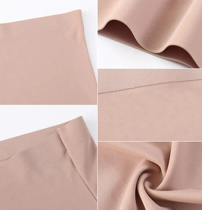 Women Seamless Slimming Half Slip Belly Control Body Shaper Lifter Shapewear