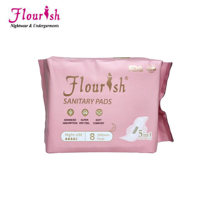 290mm WINGLESS DAILY USE PANTY LINERS SANITARY PADS FOR GIRLS & WOMEN 8 PCS