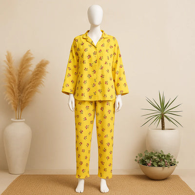 New Summer Cooling Linen 2-Piece Pajama Set With Scrunchie
