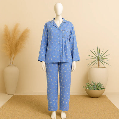 New Summer Cooling Linen 2-Piece Pajama Set With Scrunchie