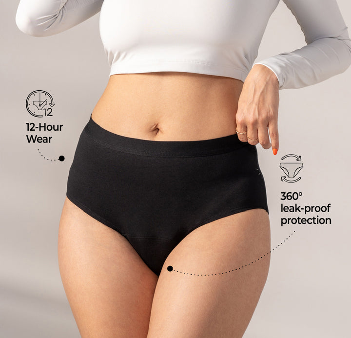 Super Absorbent Leak Proof Period Panties Pack of 3