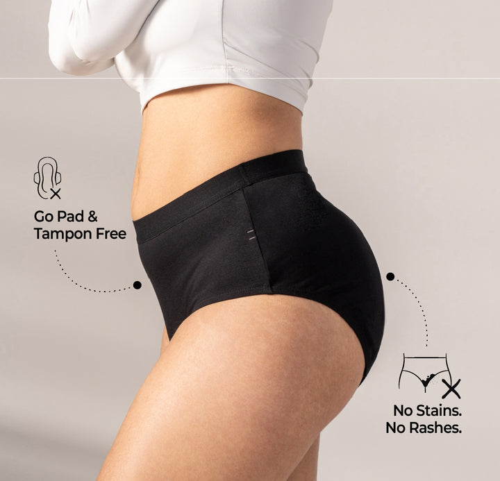 Super Absorbent Leak Proof Period Panties Pack of 3