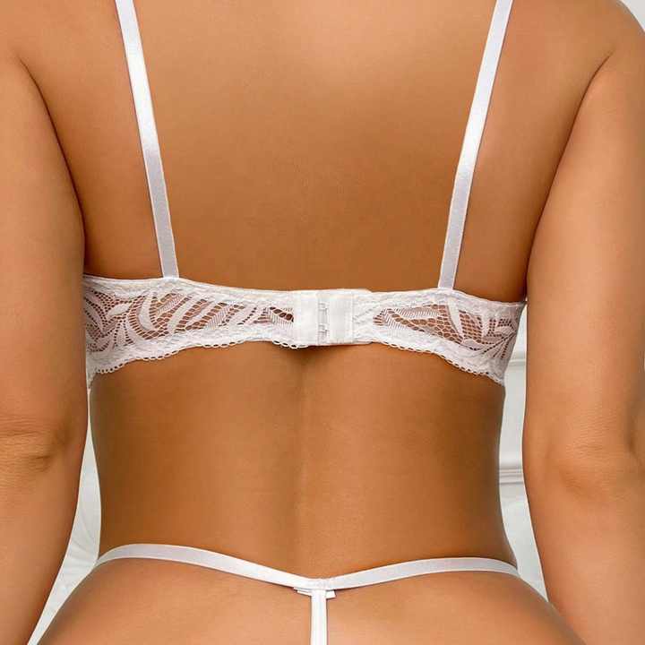Embroidered Non Padded Bra and Panty Set