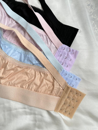 Pack Of 4 Cross Design Women Ladies Girls Cotton Bra Blouse Brazier | BD-720-TK