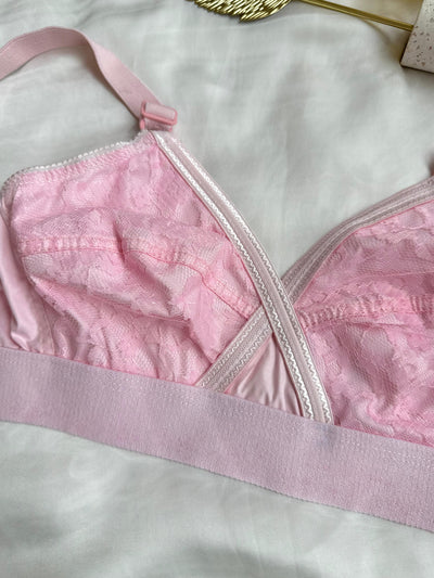 Pack Of 4 Cross Design Women Ladies Girls Cotton Bra Blouse Brazier | BD-720-TK