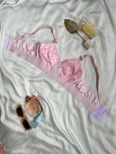 Pack Of 4 Cross Design Women Ladies Girls Cotton Bra Blouse Brazier | BD-720-TK