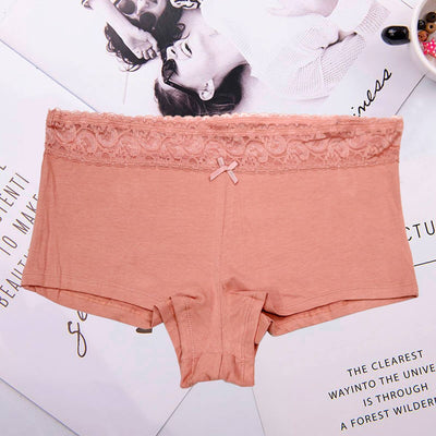 Pack Of 3 Sexy Boxer Printed Underwear Boxer Panties Comfortable Seamless & Breathable