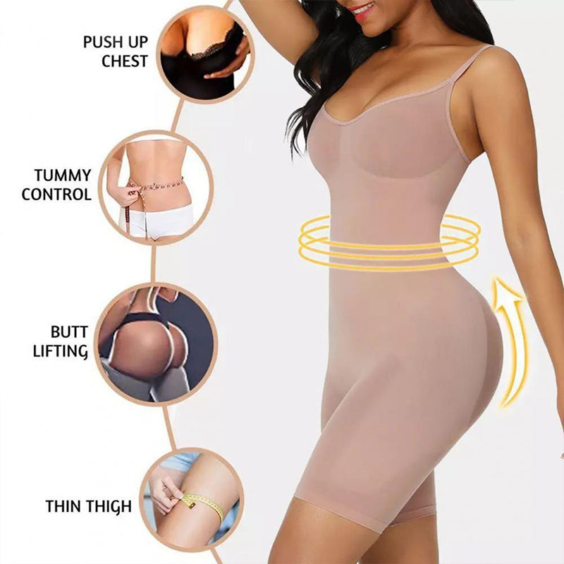 Shija Full Body Pushup Tummy and Thigh Slimmer Body Shaper