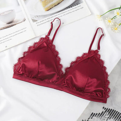 Pack Of 2 Silk Outline Lace Non Wired T-Shirt Removable Padded Bra