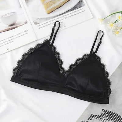 Pack Of 2 Silk Outline Lace Non Wired T-Shirt Removable Padded Bra