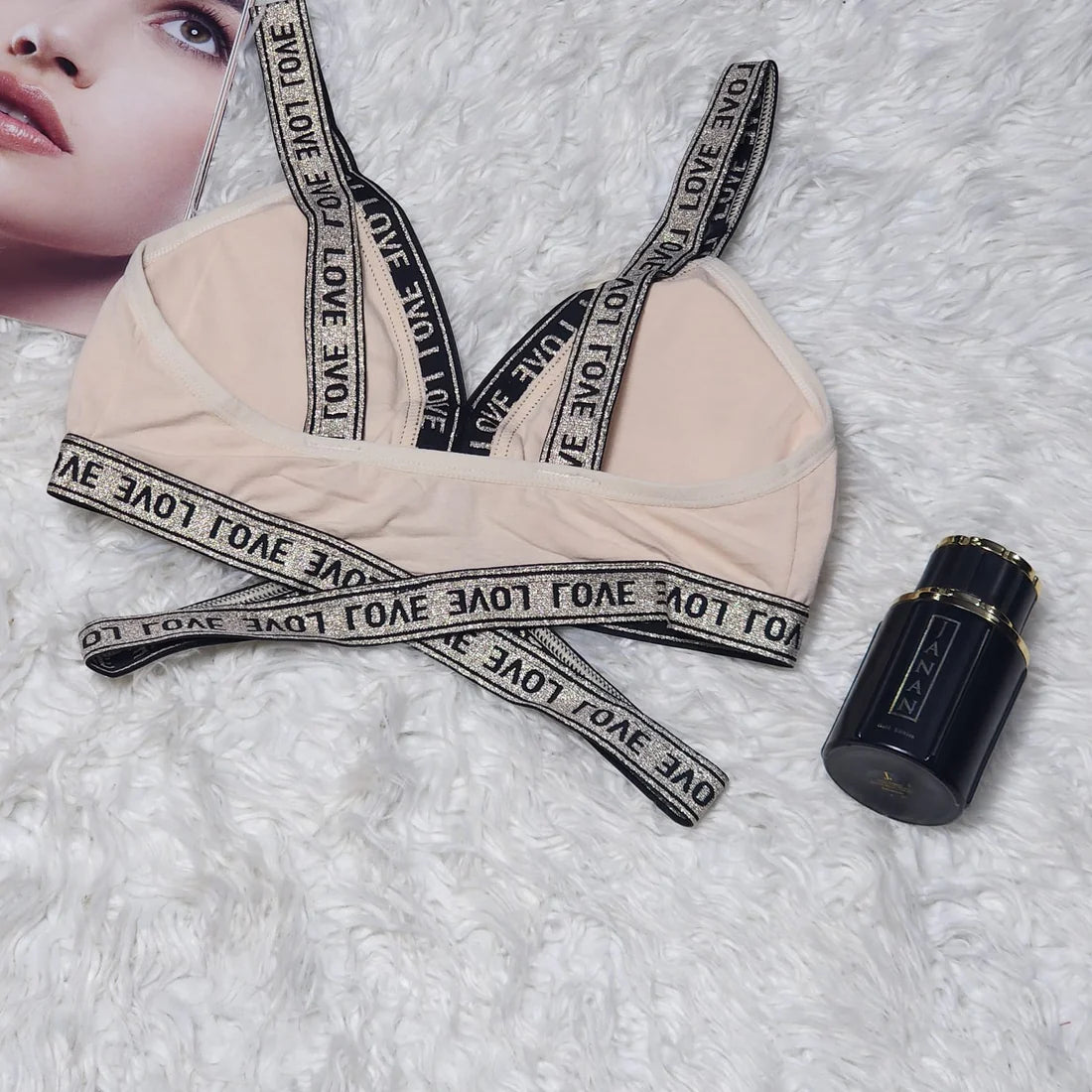 Women Bra And Panty Set Push Up Sexy Beach Female Adjustable Shoulder Strap Underwear 3/4 Deep V Lingerie Set