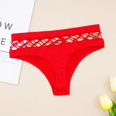 Pack Of 3 Sexy T Shape Mesh Hole Design G-string Panties