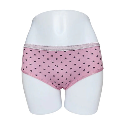 Budget Pack Of 5 Comfortable Polka Dotted Cotton Brief Women Seamless Underwear Panties