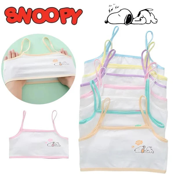 1 Pc New Fashion Teenage Training Bra Multi Print Bras For Girls (8-16) Years