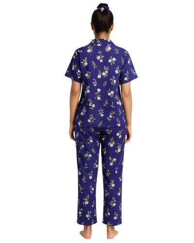 New Summer Cooling Linen 2-Piece Pajama Set With Scrunchie