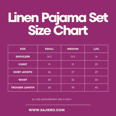 New Summer Cooling Linen 2-Piece Pajama Set With Scrunchie
