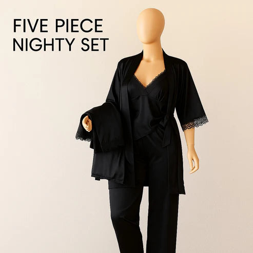 pcs Non Padded Pure Silk Pajama Set Cami Top Nightgown Sexy Sleepwear Robe Sets Lace Nightdress