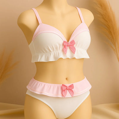 High Quality Sailor Moon Style Cute Bra and Pantie Set Bralette Lingerie