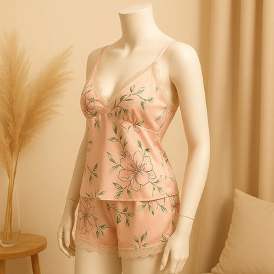 New Short Floral Printed Nighty For Girls