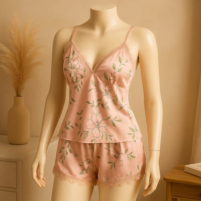 New Short Floral Printed Nighty For Girls