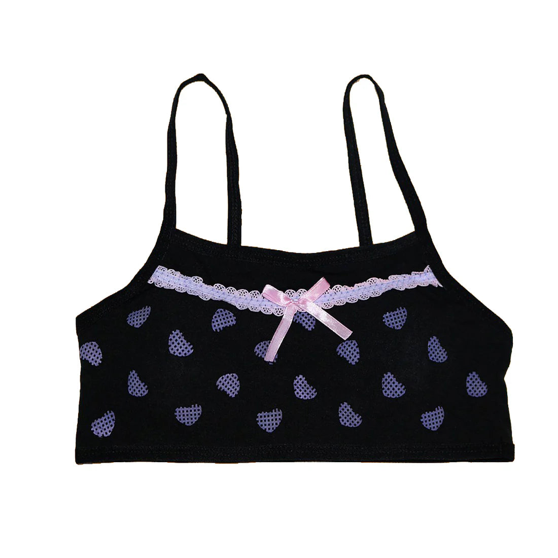 Pack Of 3 Cotton Soft Padded Teeange Bra Vest For Girls Steel -SB