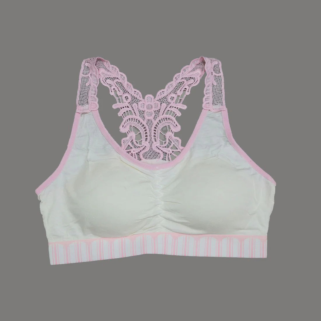 Pack Of 3 - Cotton Bra Vest For Girls Steel-Free Non Padded Bra -SB