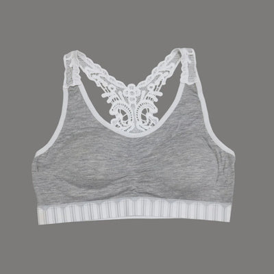 Pack Of 3 - Cotton Bra Vest For Girls Steel-Free Non Padded Bra -SB