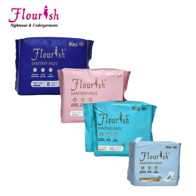 330mm WINGLESS DAILY USE PANTY LINERS SANITARY PADS FOR GIRLS & WOMEN 8 PCS