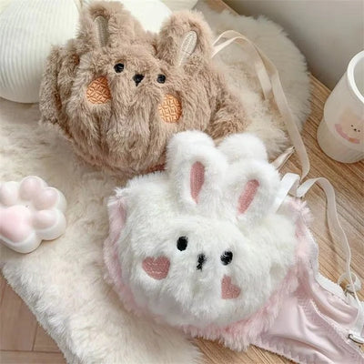 Undergarments New High Quality Sexy Cute Anime Soft Plush Design bra underwear Japanese cartoon rabbit underwear Bra & Panty Set
