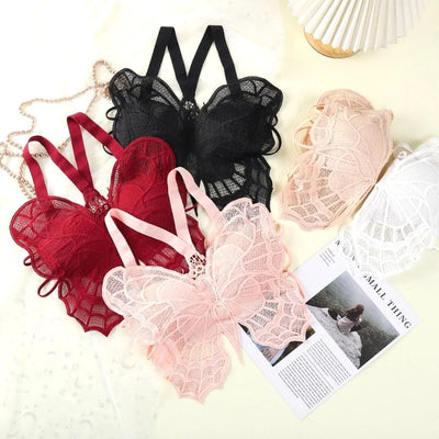 High Quality Backless Butterfly Lace Design Cross Back