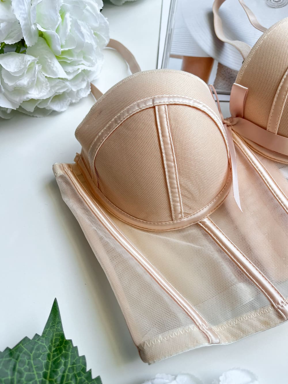 Ladies Imported Wired High Quality Half Cup Padded Push-Up half Camisole Top