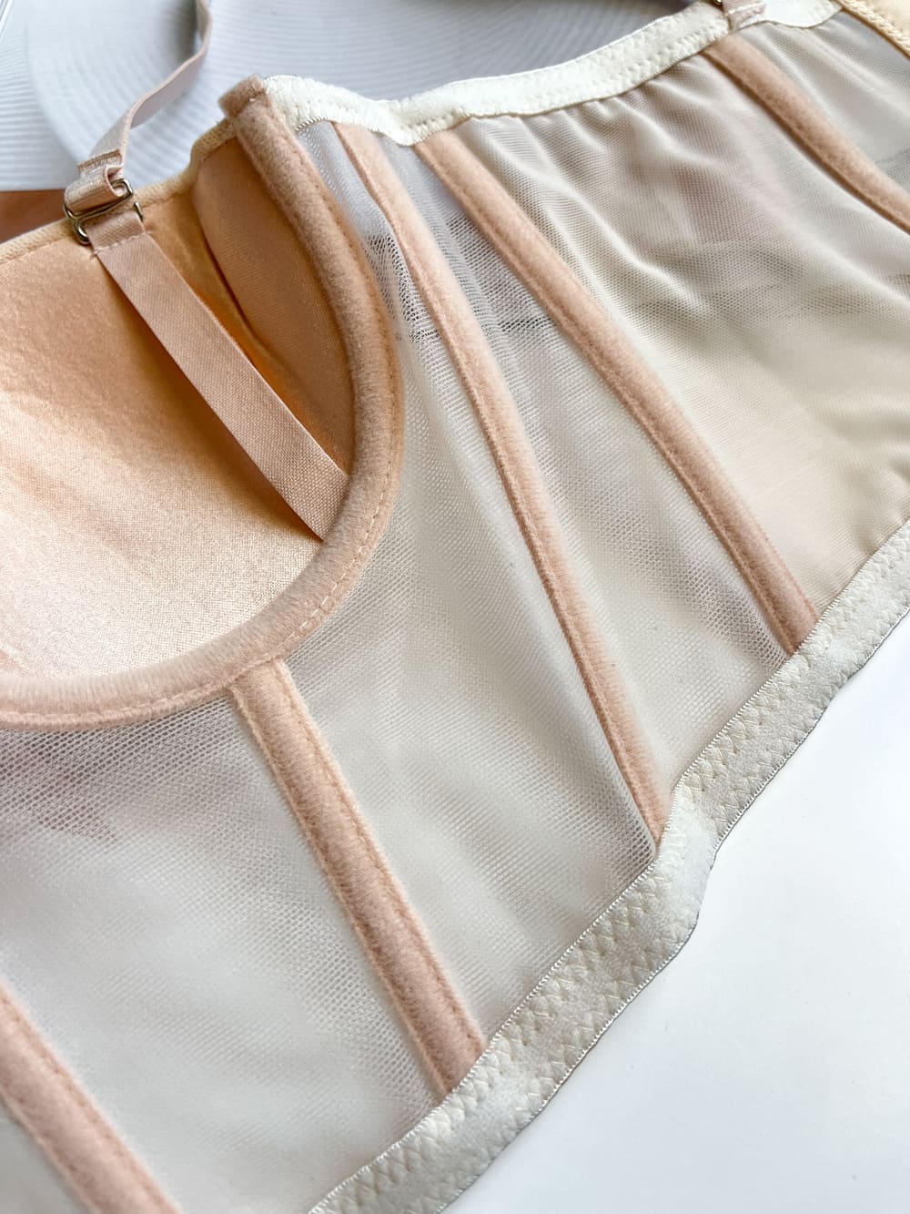 Ladies Imported Wired High Quality Half Cup Padded Push-Up half Camisole Top