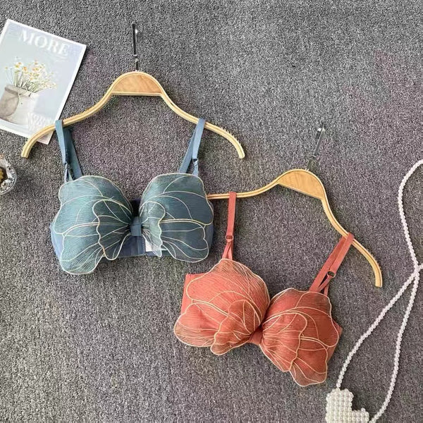 High quality bra lace bra women bra 3\4 cup bra gather bra seamless bra push up bra AB CUP -SB