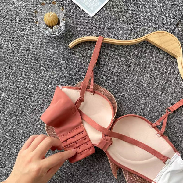High quality bra lace bra women bra 3\4 cup bra gather bra seamless bra push up bra AB CUP -SB