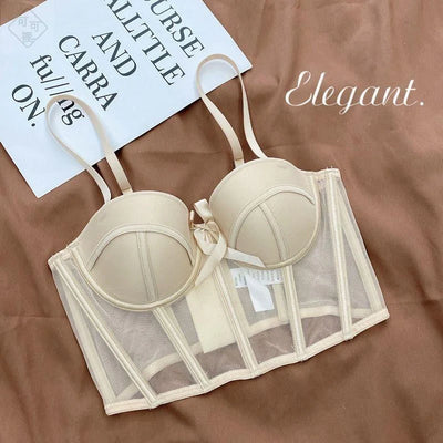 Ladies Imported Wired High Quality Half Cup Padded Push-Up half Camisole Top